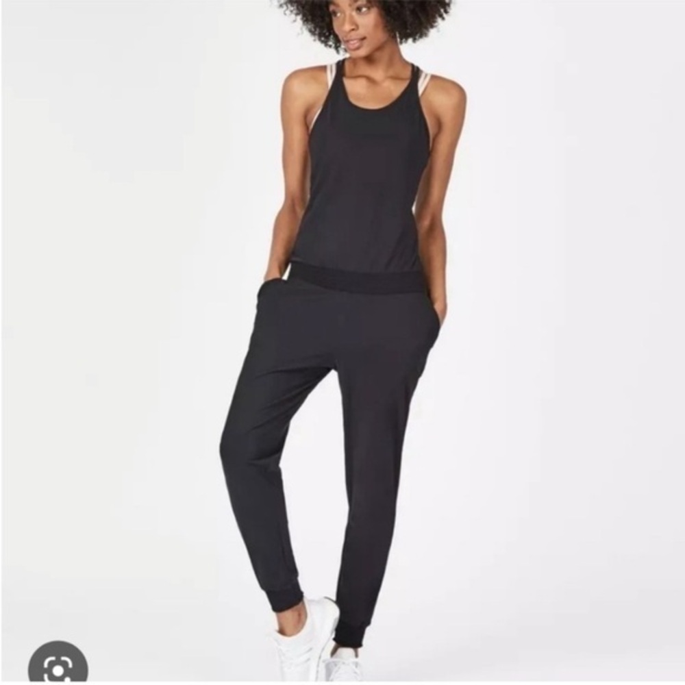 Sweaty Betty Explorer Strappy Back Black Jumpsuit NWT Small